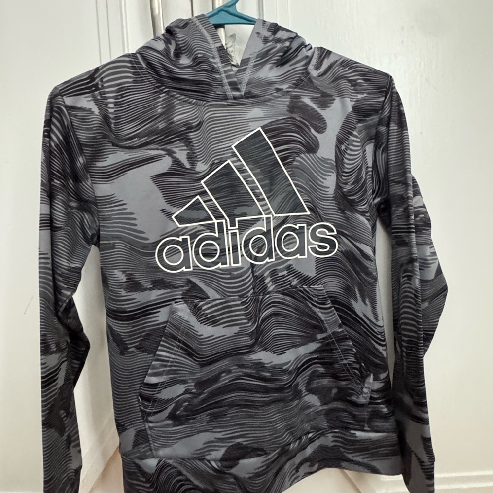 Adidas Boys Patterned Hoodie